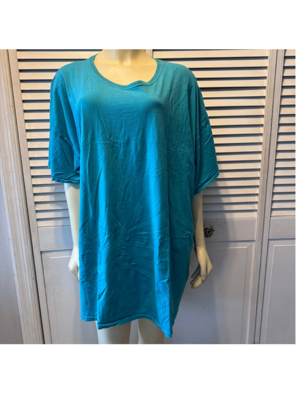 Women's Fruit of the Loom Short Sleeve Tee Blue 4XL/4EG